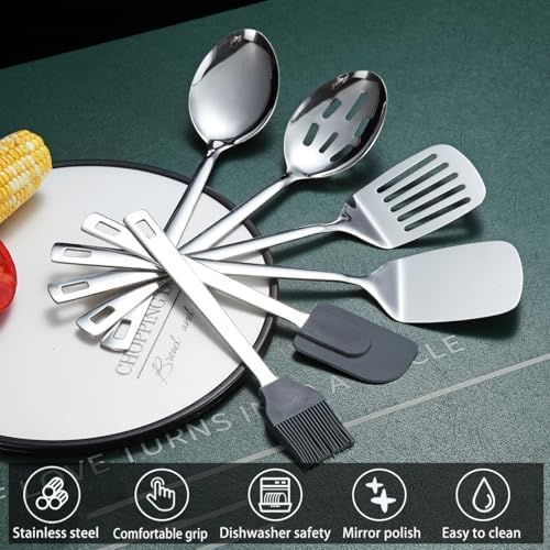 Stainless Steel Kitchen Utensils Set, 40-Piece