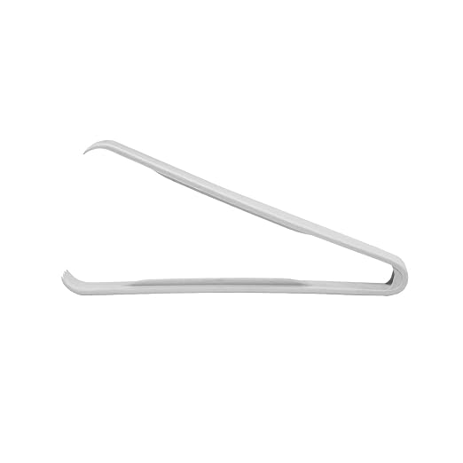 Party Essentials TN-65W Plastic Serving Tong, 6-1/2" Length - Image 2
