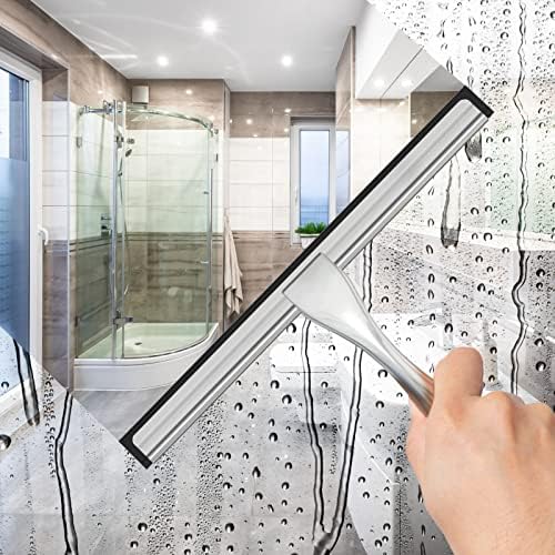 Stainless Steel Shower Squeegee for Glass, 10 Inch