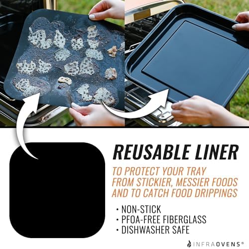 INFRAOVENS Pizza Oven Liners for Ninja Woodfire OO101 & Artisan MO201