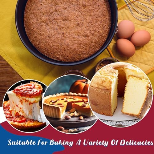 Pickmesh 3 Pcs Nonstick Springform Pan Set, 150 Pcs Parchment Liners