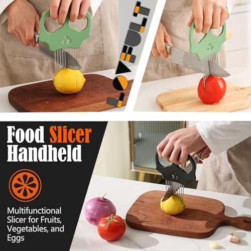 Stainless Steel Onion Cutter – Multi-Function Vegetable Cutter & Herb