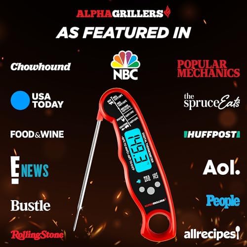 Alpha Grillers Instant Read Digital Meat Thermometer