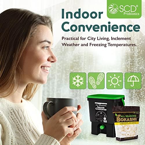 All Seasons 4.4 Gal Organko Compost Kit with 2 lb Bokashi