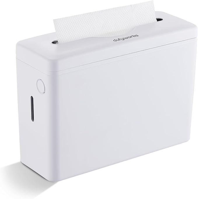 Paper Towel Dispenser Countertop, Large Capacity 200 Sheets, Non-Slip Base by dutyworks