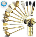 Berglander Gold Kitchen Utensils Set, 13 Pieces