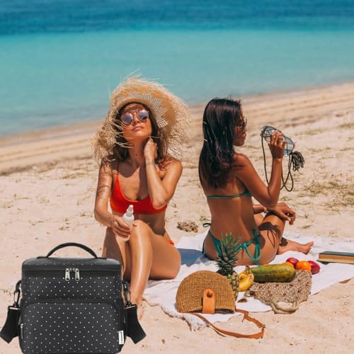 GYEUKHAM Insulated Lunch Bag for Adult/Women/Men, Reusable Large Lunch