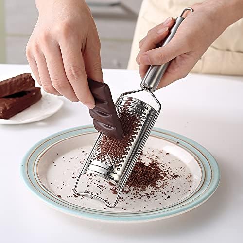 Tongjude Stainless Steel Cheese Grater Set, Set of 5 Kitchen Grater &