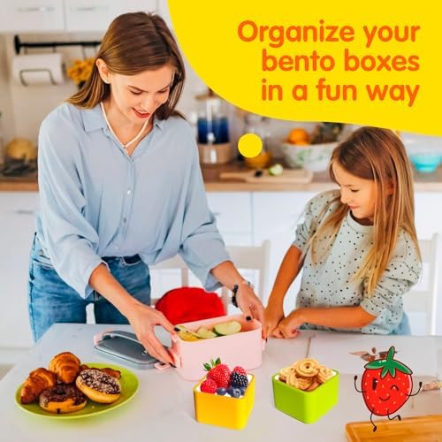 IELEK Silicone Lunch Box Dividers Reusable Non-Toxic, BPA Free