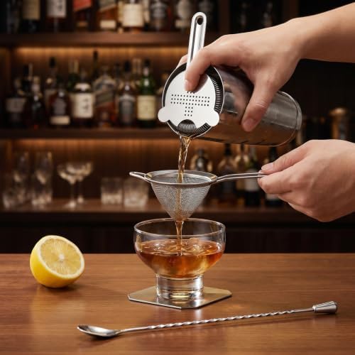 6 Pack Cocktail Strainer Set, Bar Tools Stainless Steel Includes