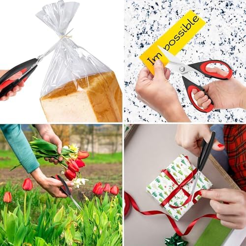 iBayam 3-Pack 8.7" Kitchen Scissors All Purpose Heavy Duty Shears