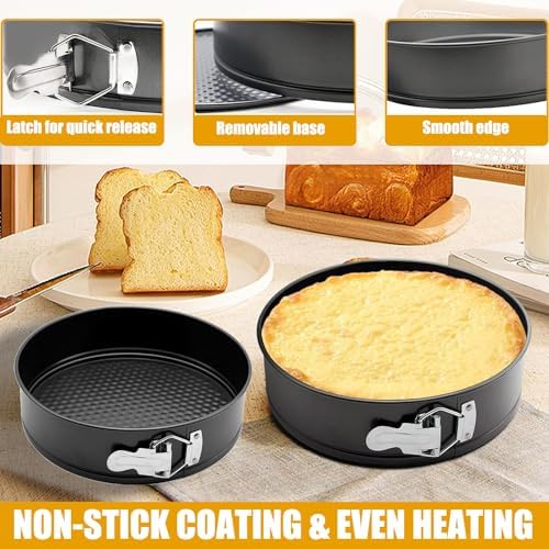 10 Inch Springform Pan Baking Pans Round Leakproof Nonstick Removable
