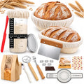 Sourdough Starter Kit, 9 Inch Round & 10 Oval