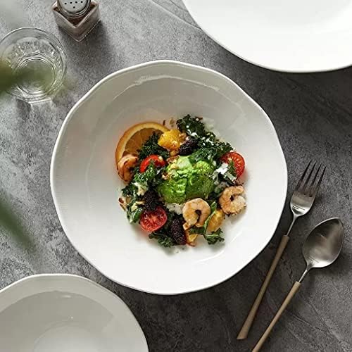 Chicken Salad Bowl Oblique Salad Bowl Vegetable and Fruit Plate Large