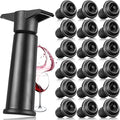 Honoson 18 Pcs Bottle Stoppers Vacuum Pump Set Air Remover Preserver