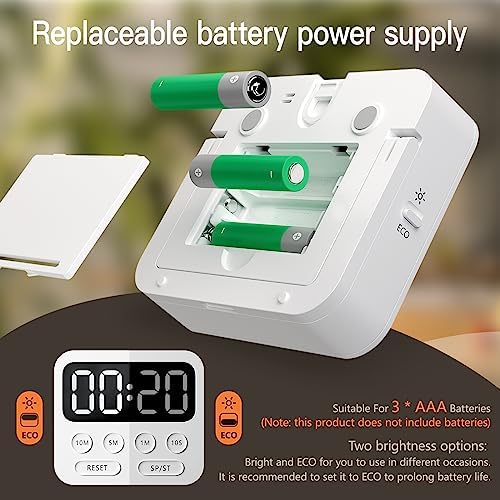 Digital Kitchen Timer with Stopwatch and Countdown Function