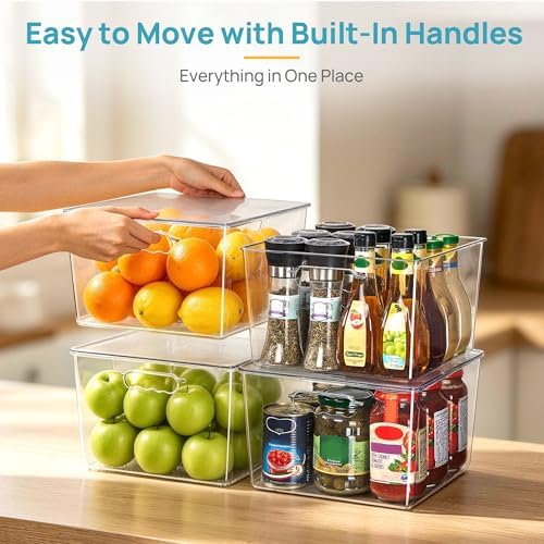 Vtopmart 6 Pack Extra Large Storage Bins with Lids