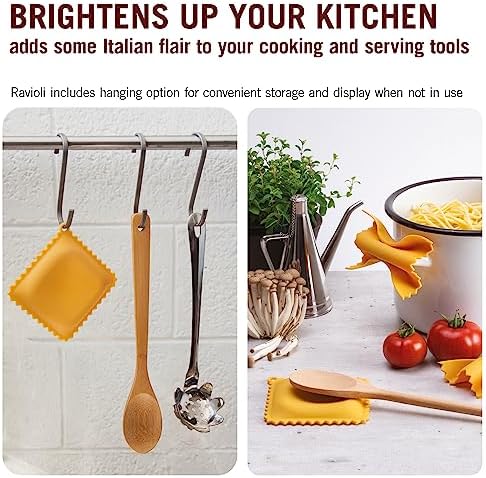 Monkey Business Pasta Shaped Silicone Kitchen Tools in a Gift Box / 2
