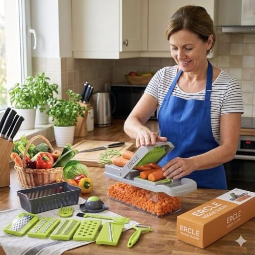 16-in-1 Vegetable Chopper with Container