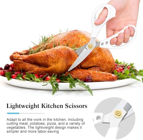 All Purpose Kitchen Scissors, Kitchen Shears Heavy Duty - Dishwasher