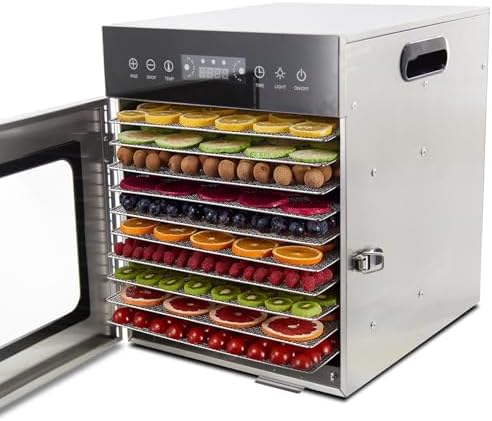 Hakka Food Dehydrator Machine, 10 Stainless Steel Trays