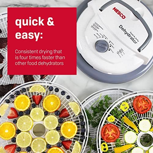 NESCO FD-75A Food Dehydrator, Gray