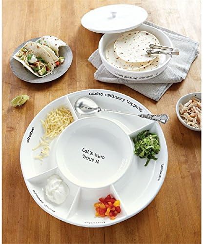 Mud Pie Ceramic Tortilla Warming Dish