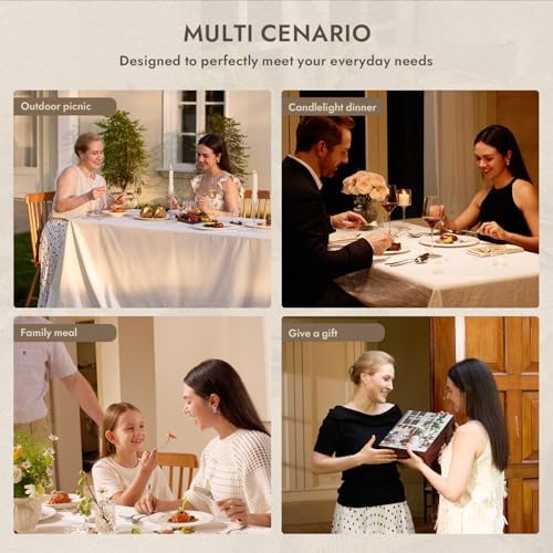 20 Piece 18/10 Silverware Set, Stainless Steel Flatware Cutlery set