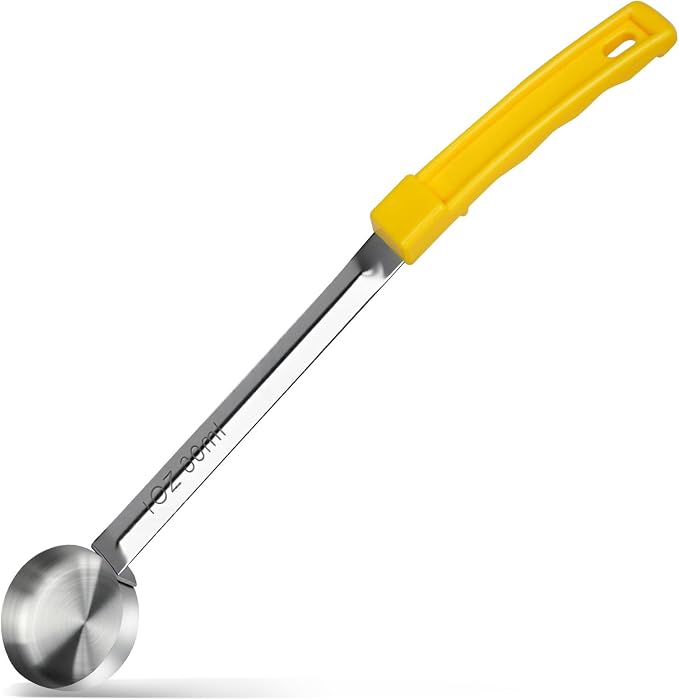 1 Ounce Solid Stainless Steel Portion Control Ladle Spoon -Pizza Sauce Serving by Unknown