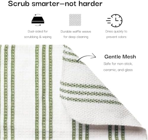 20Pc Kitchen Towels and Dishcloths Sets, Kitchen Essentials For Home