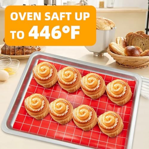 Silicone Baking Mat Roll 16IN*5FT Free Cutting, Non-Slip Pastry Mat