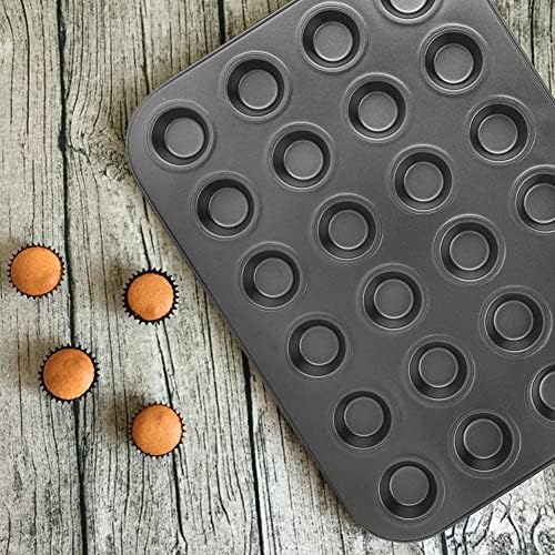 Stainless Steel Non Sticky Cake Muffin Egg Tart Baking Pan Mold 24
