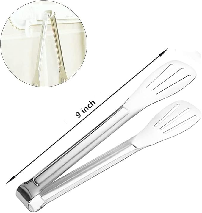 Serving Tongs Kitchen Tongs, Buffet Tongs, Stainless Steel Food Tong Serving - Image 2