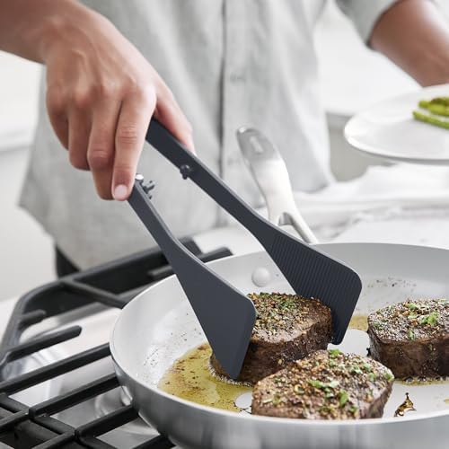 GreenPan Silicone Tong, Charcoal Gray