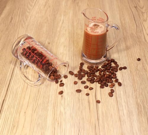 Ackers Shot Glass Measuring Cup 4 Ounce/120ML Liquid Heavy High