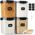 4 Pack 5.3L Thick Flour Sugar Storage Containers for Pantry, Airtight