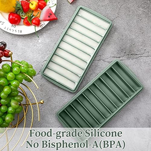 Eaasty 2 Pcs Breastmilk Freezer Storage Baby Food Milk Freezer Trays