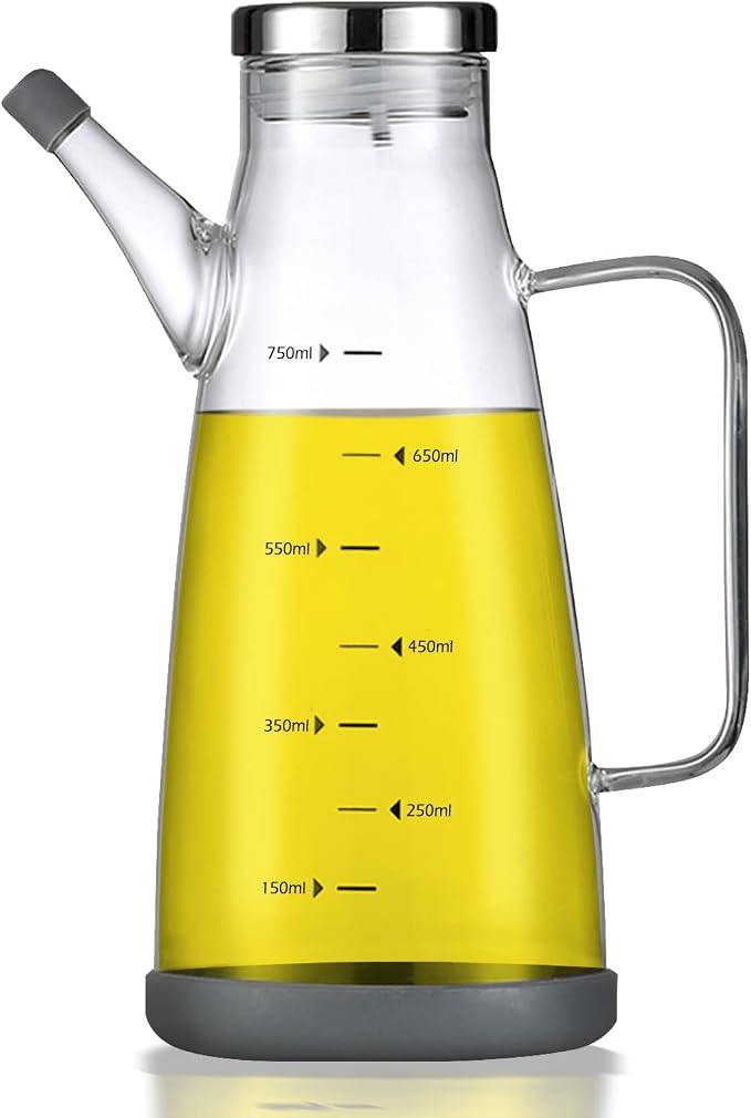 Oil Dispenser for Kitchen, 25OZ Oil Bottles Cooking Oil Dispenser by Cucudoner