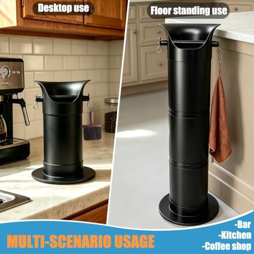 Espresso Knock Box for Coffee Grounds, Commercial Coffee Knock Box