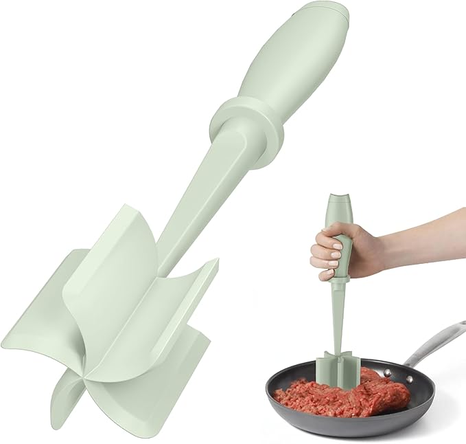 Meat Chopper, Hamburger Grinder, Premium Heat Resistant Smasher by PGYARD