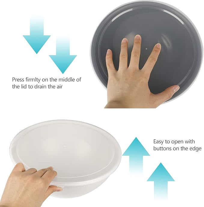 BoxedHome BPA Free Plastic Round Mixing Bowl - Image 5