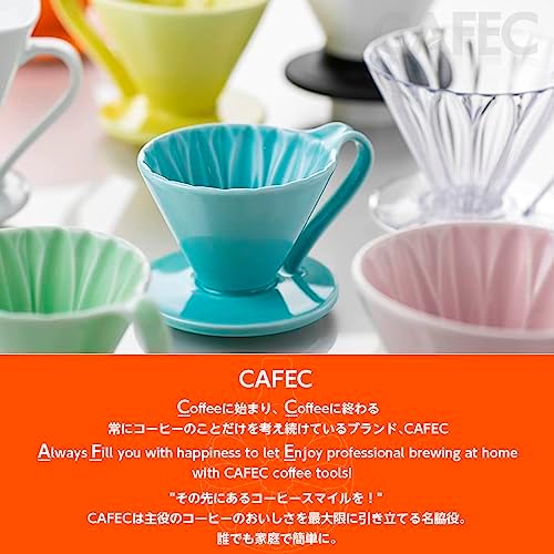 Sanyo Sangyo CAFEC CFD-4BL Flower Dripper, Cup4, Blue