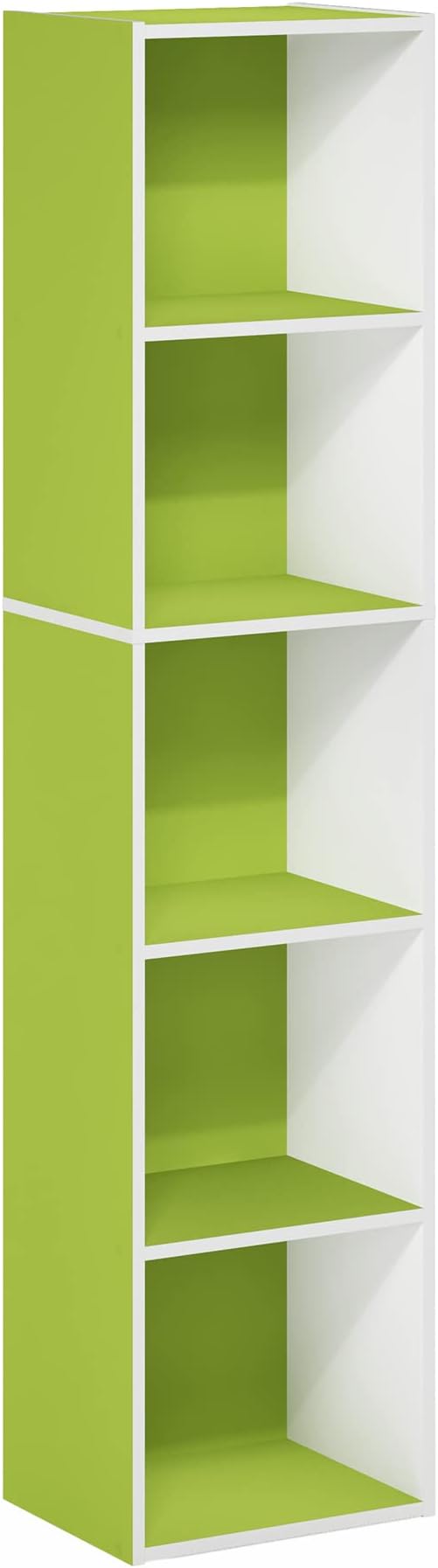 Furinno PASIR Book Shelf, 5-Tier Modern Bookshelf, Open Shelves Bookcase 9 x 12 - Image 7