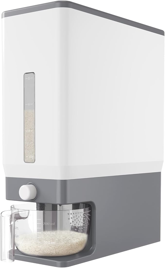 Lifewit Rice Dispenser 25 Lbs, Rice Storage Container Sealed Moisture Proof by Lifewit