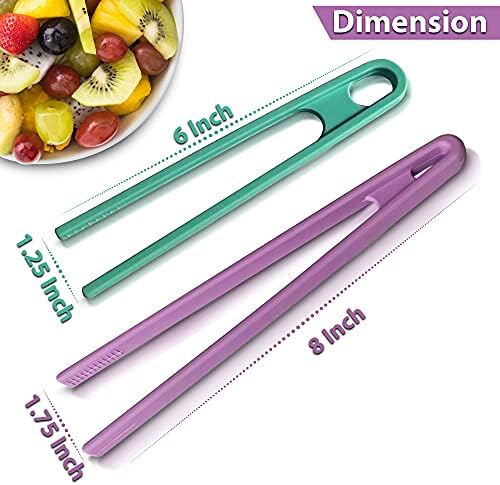 Toaster Tongs, 6 in and 8 in, Set of 2
