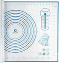 Silicone Baking Mat with Measurements, Pastry/Fondant/Dough Rolling