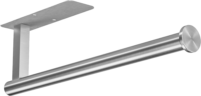 ASTOFLI Paper Towel Holder Under Cabinet No Drilling, Self Adhesive Paper Towel by ASTOFLI