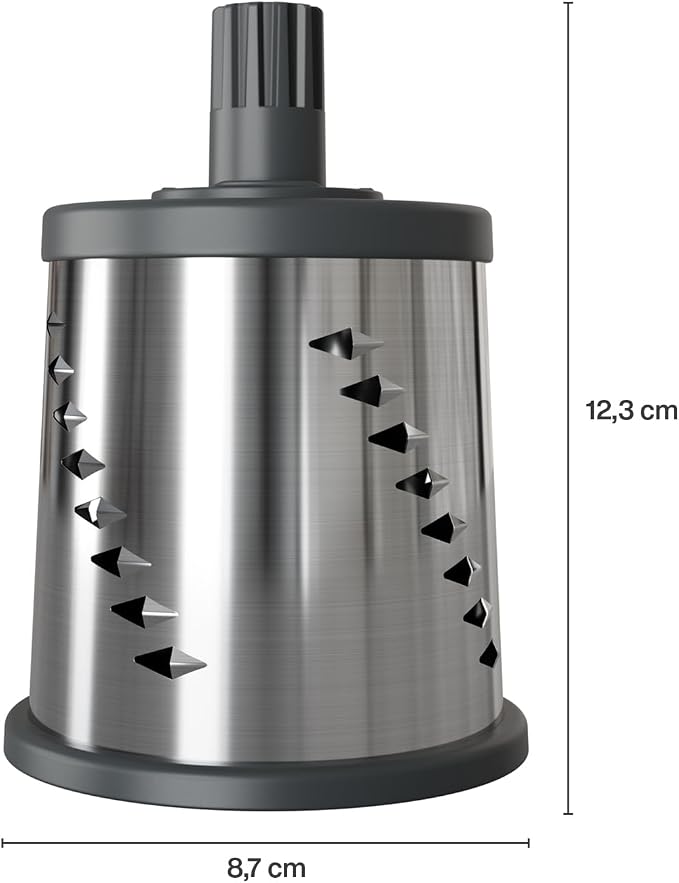 Zyliss E900060 Julienne Drum Grater, Stainless Steel, Slice Fruit and - Image 2