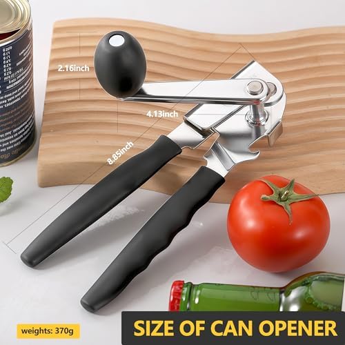 Commercial Can Opener Heavy Duty,Effortless Easy Turn Design for Large