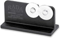 Rada Cutlery Quick Edge Knife Sharpener, 3.5" x 2", Stainless Steel Wheels by RadaCutlery